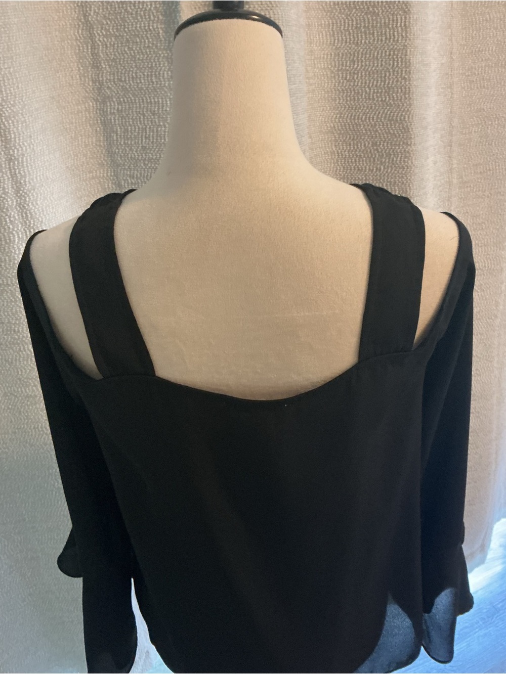 H by Halston Cold Shoulder Elegant Blouse - Picture 16 of 16